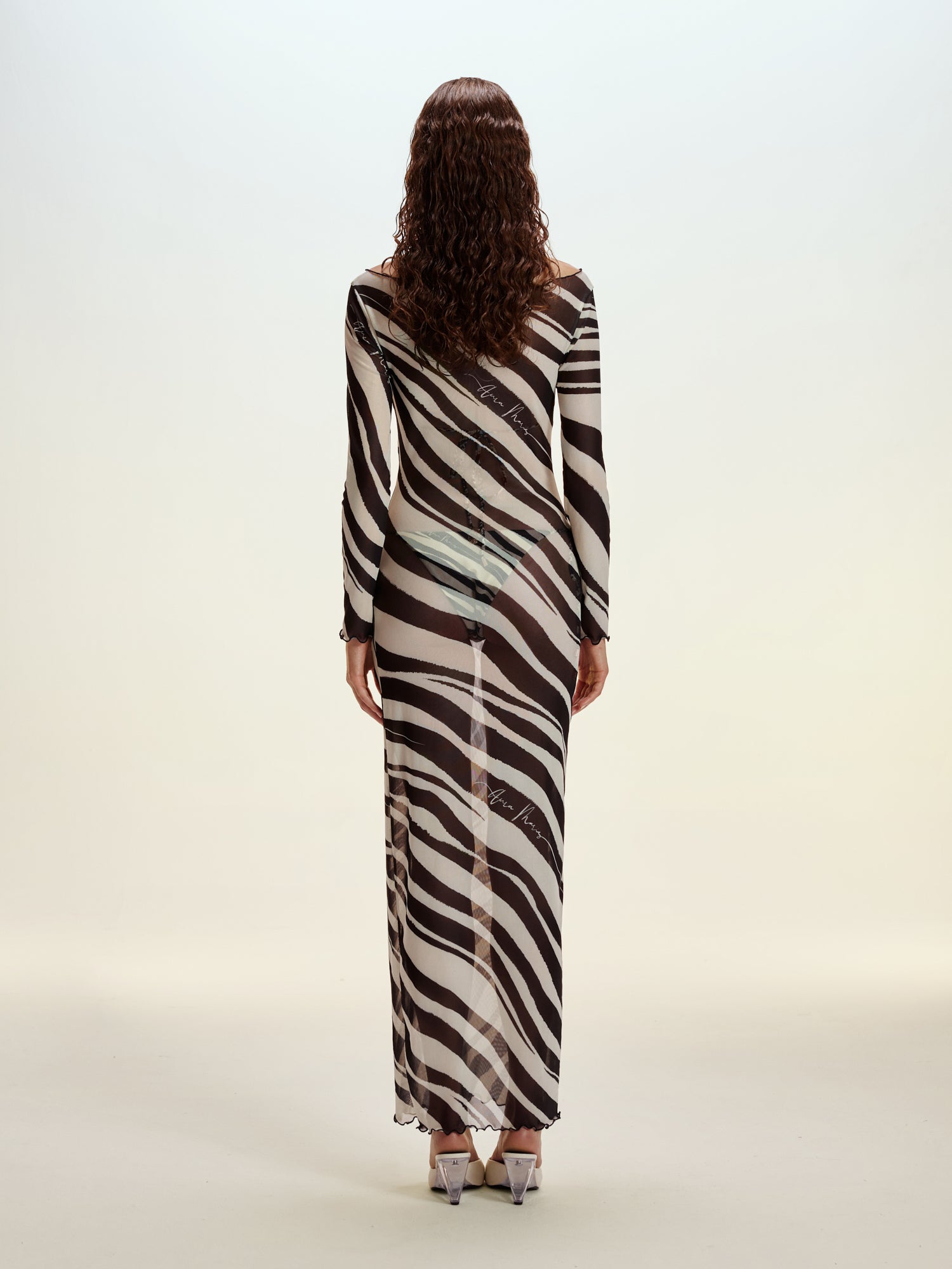 REGINA MESH MAXI DRESS