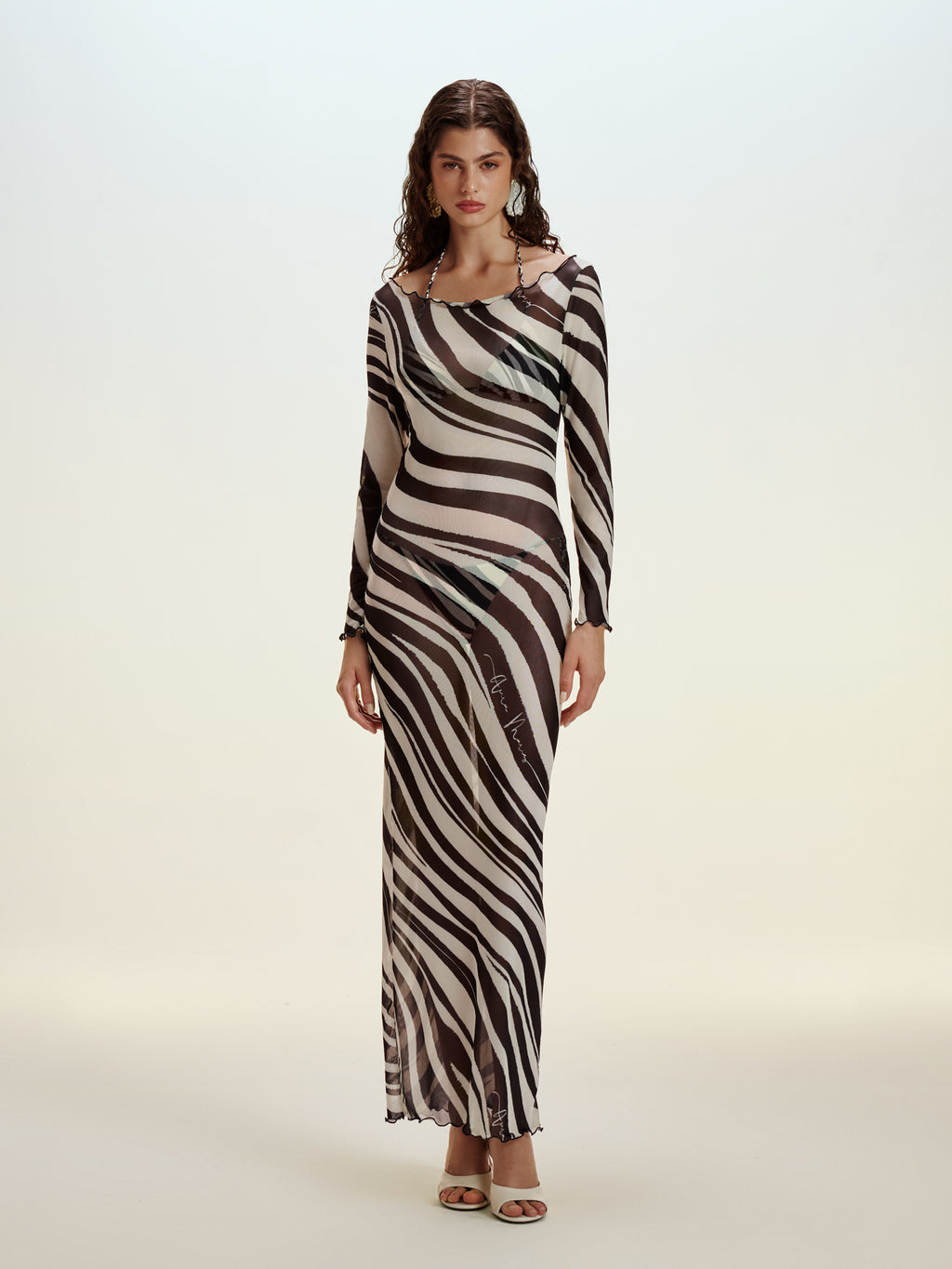 REGINA MESH MAXI DRESS