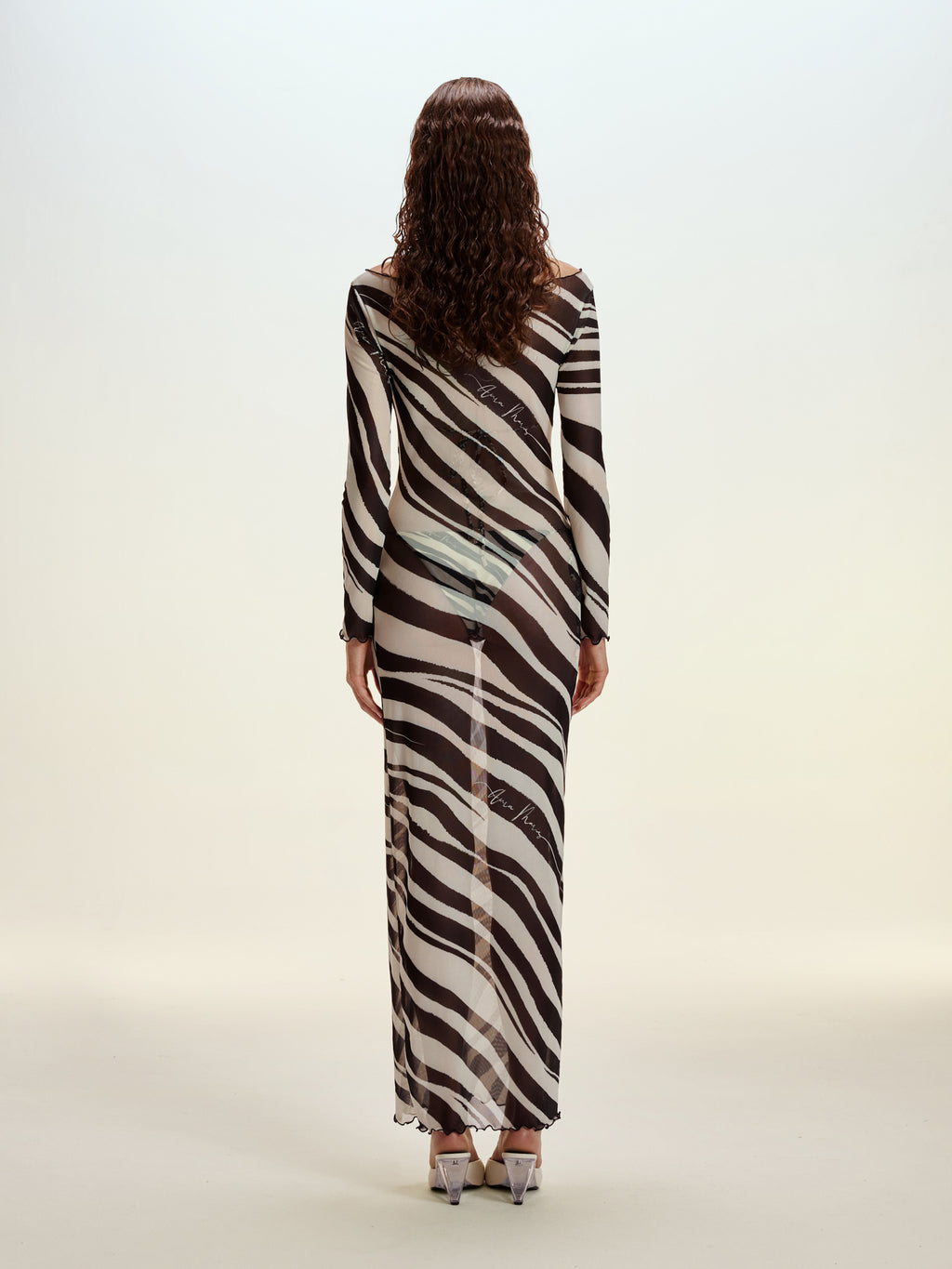 REGINA MESH MAXI DRESS